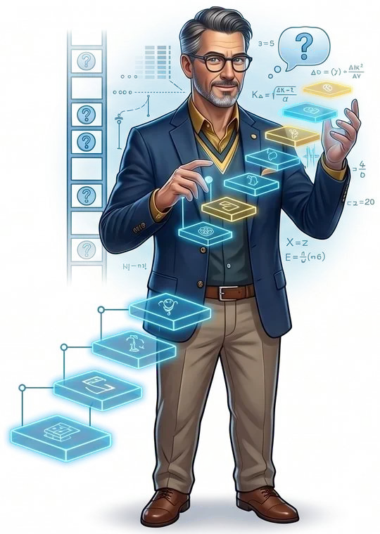 Profesor Beneš, virtuální učitel (AI)